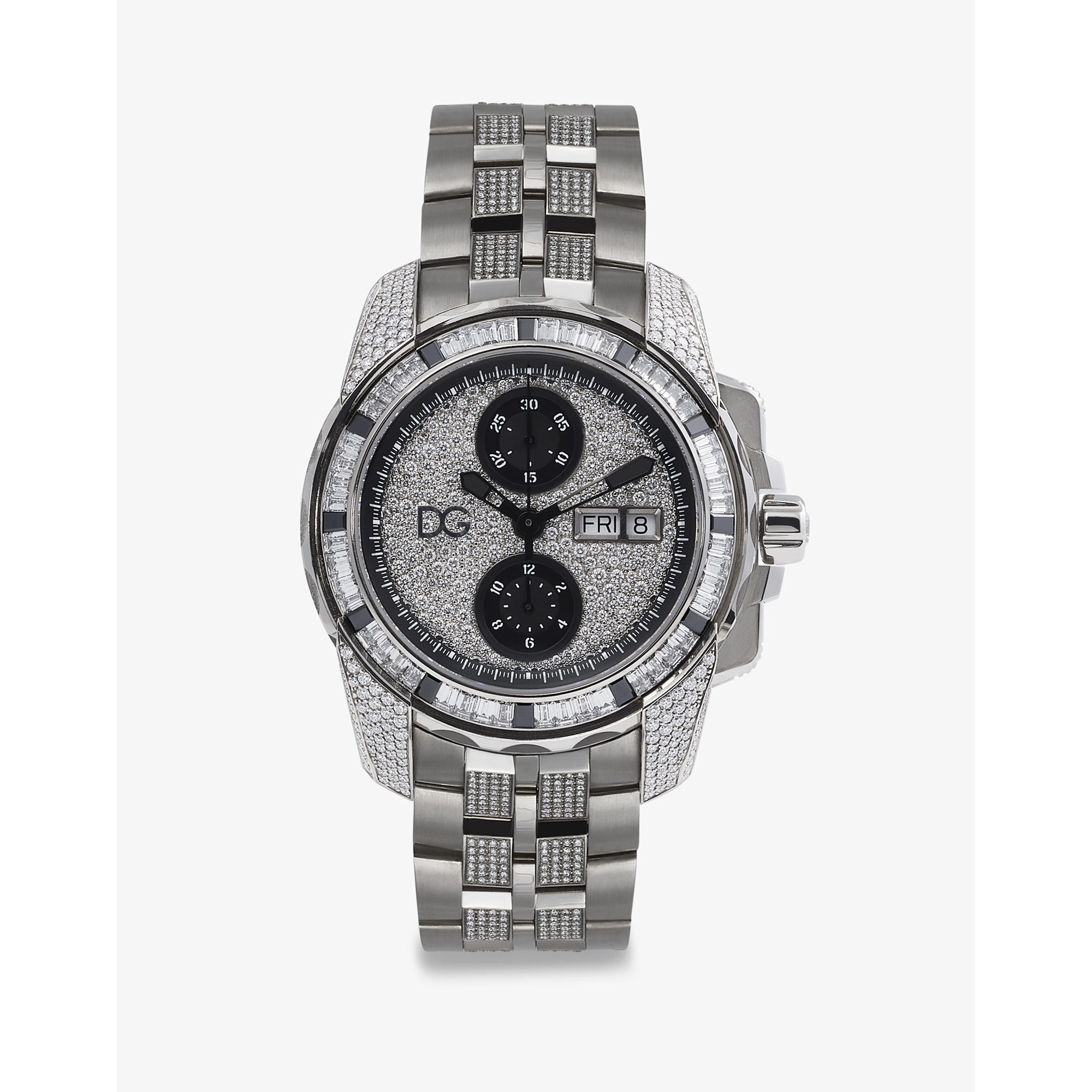 杜嘉班纳/Dolce&Gabbana 钻石铺镶白金腕表