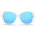 帕莎女士太阳镜 时尚潮流偏光镜片镶钻元素眼镜T60076 珍珠白