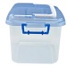 茶花 塑料收纳箱 提把小型整理箱小药盒子 6.5L 2843