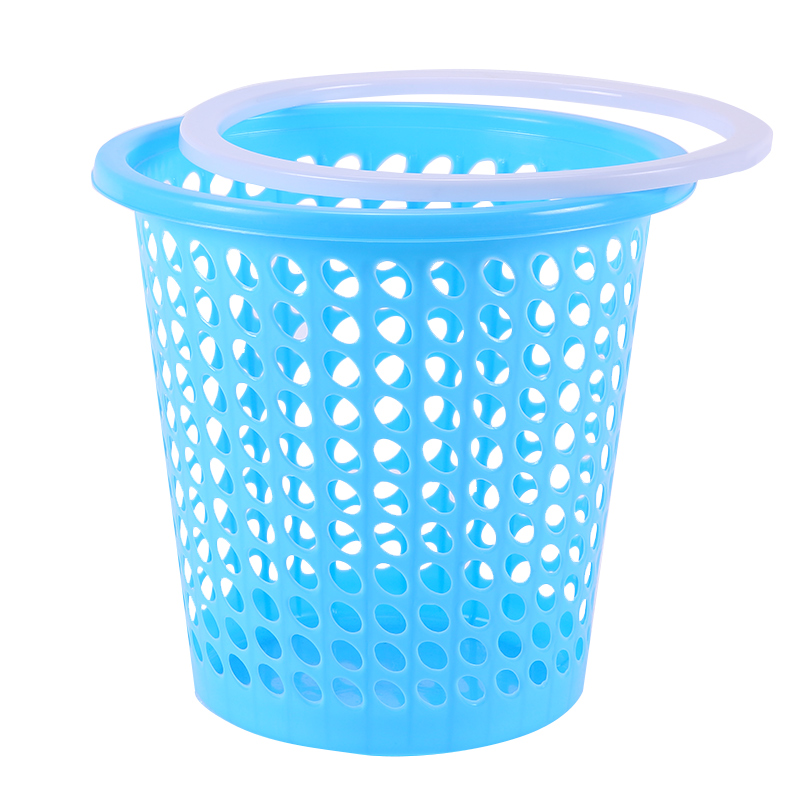 艺姿家用大号软塑干湿分类压圈垃圾桶圆形纸篓垃圾筒YZ-GB105