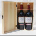 双支红酒盒木盒实木制酒盒葡萄酒红酒包装盒定制松木礼盒松木礼盒