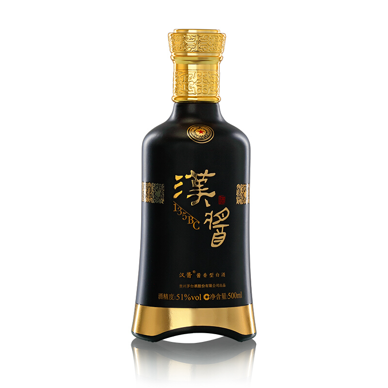 茅台 汉酱 135bc 51度 单瓶装白酒 500ml 酱香型白酒