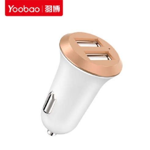 yoobao羽博yb-205 车载充电器点烟器usb一拖二车冲