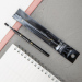 得力S203速干笔芯学生中性笔替芯0.5子弹头笔芯黑色20支装