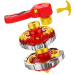 三宝 Sanbao 超变战陀螺 玩具升级版双层叠加旋转魔幻合体梦幻陀螺训练系列-圣焰红龙