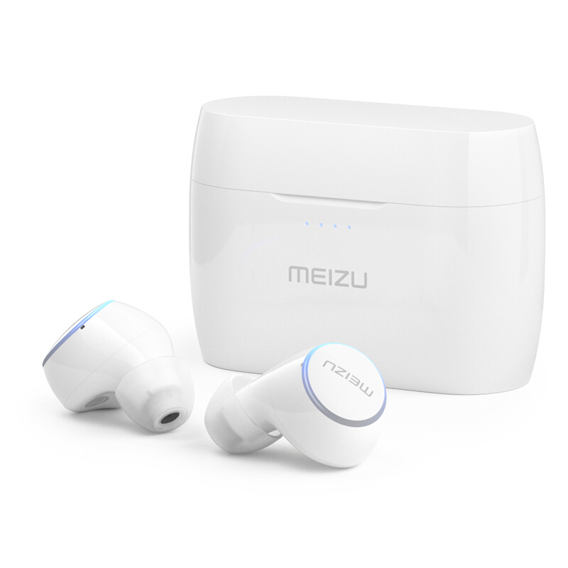 魅族（MEIZU)POP2 真无线蓝牙耳机 TW50s 跑步运动蓝牙入耳式 迷你充电盒 皓月白
