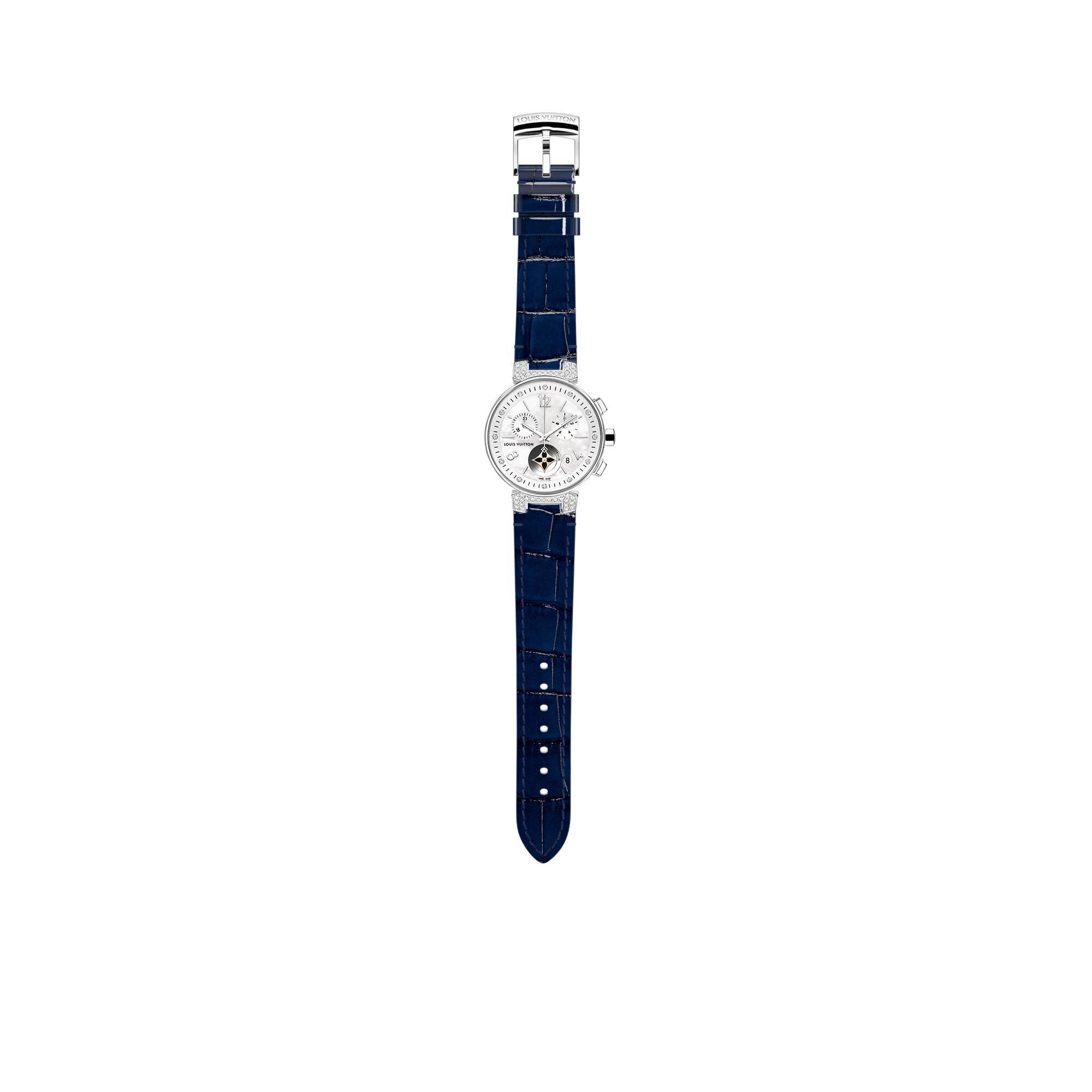 路易威登/Louis Vuitton TAMBOUR MOON STAR蓝色腕表