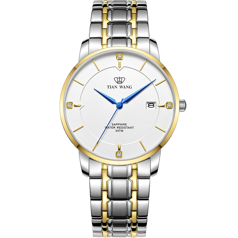 天王表（TIAN WANG）手表 雅仕系列腕表 商务防水手表