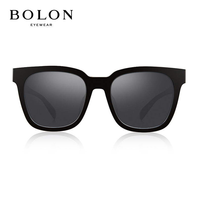 暴龙 BOLON眼镜 板材太阳镜新款方框墨镜BL3013C10