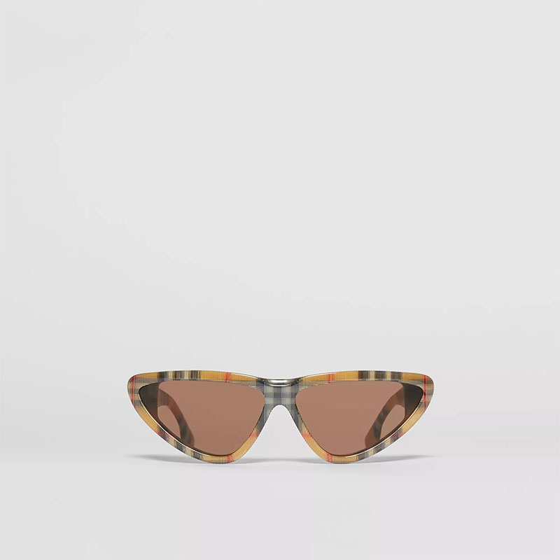 博柏利/Burberry Vintage 格纹三角形框太阳眼镜