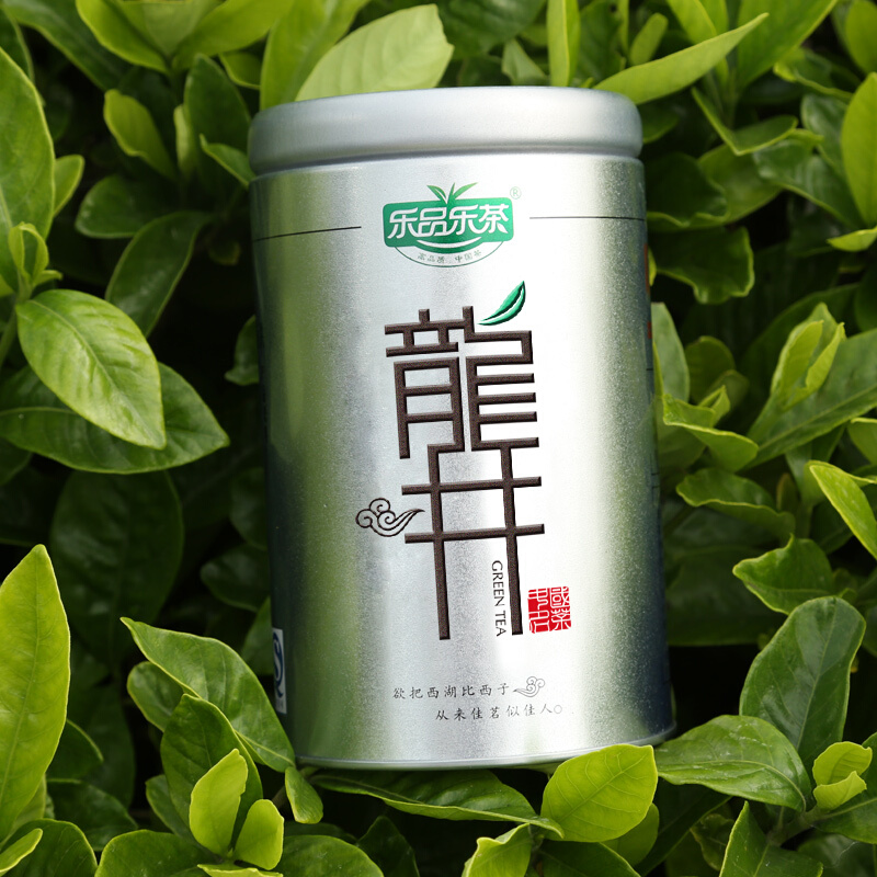 乐品乐茶 2019新茶 茶叶绿茶浓香型豆香雨前龙井嫩芽春茶100g