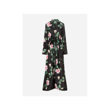 杜嘉班纳/Dolce&Gabbana TROPICAL ROSE 印花斜纹连身装