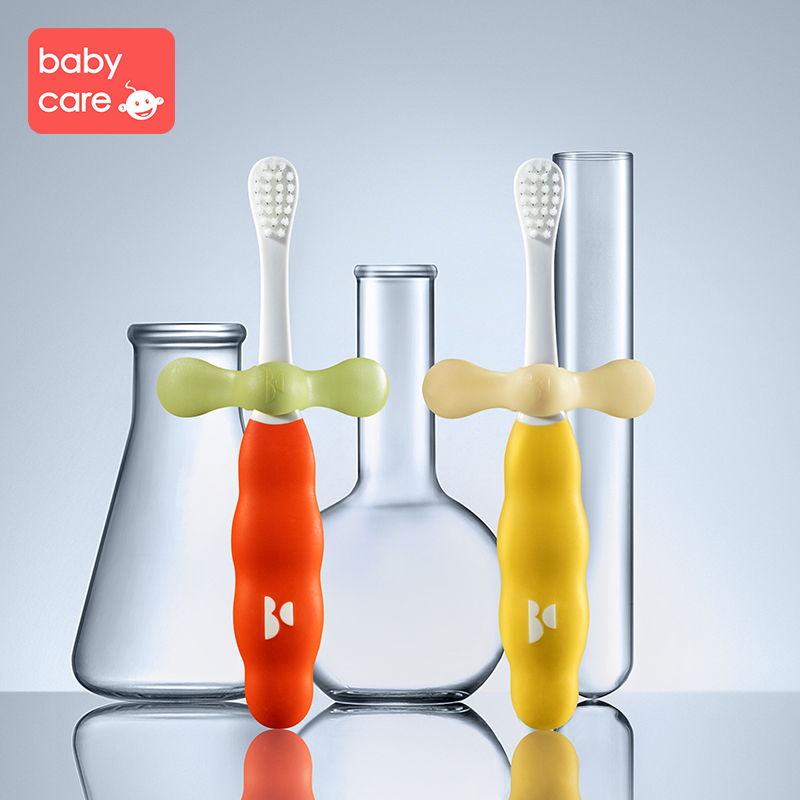 babycare 儿童成长牙刷0-1-2-3岁乳牙护理细丝柔软毛宝宝婴儿牙刷