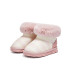 泰兰尼斯meta雪地靴 冬季加绒加厚儿童靴子宝宝鞋粉色棉靴